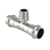 Тройник с нар.р. нерж. сталь 28х1