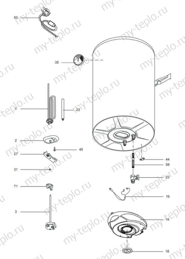 Запчасти Ariston ABS PRO R INOX 30 V купить в Нижнем Новгороде