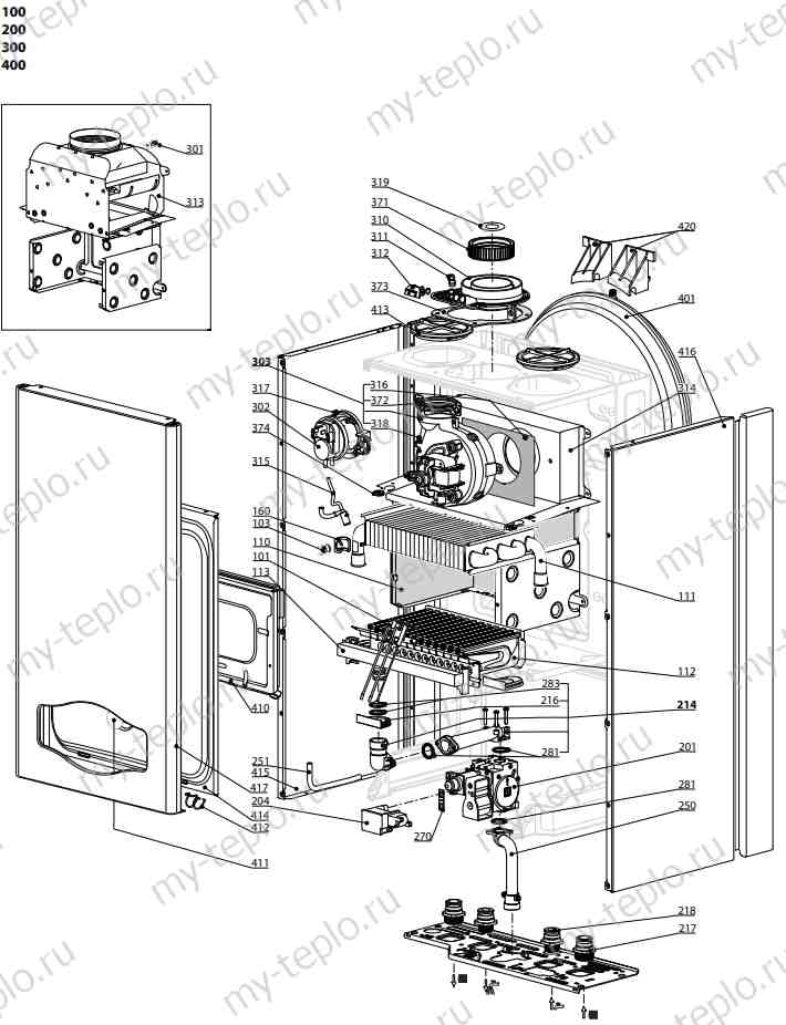 Запчасти Ariston EGIS PLUS 24 FF купить в Нижнем Новгороде