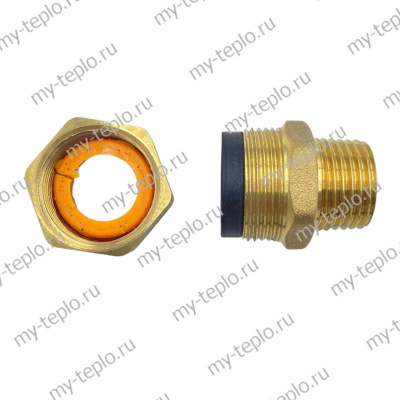 Соединение прямое для труб из нержавеющей стали 15-1/2