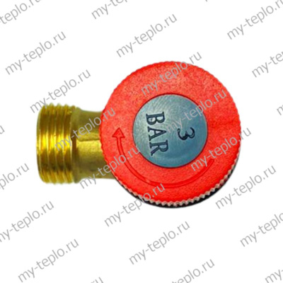 Предохранительный клапан 3 бар для котла Baxi (SVB-01-GDQ20, аналог 710071200)